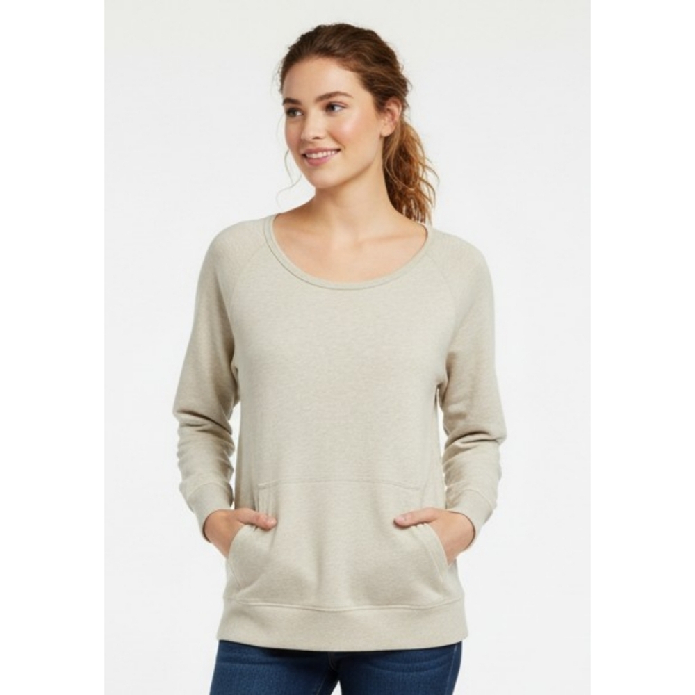 Jcrew Vintage Fleece Sweatshirt Cream Size L